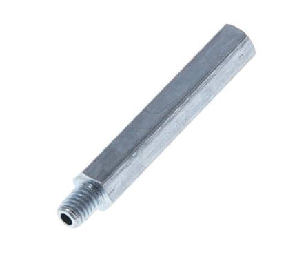 Steel Male/Female M6x1 Grease Nipple Extension 53mm