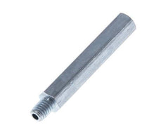 Steel Male/Female M6x1 Grease Nipple Extension 53mm