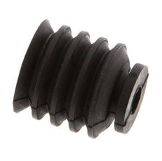 20mm Bellows CR Black Vacuum Suction Cup Stroke 16mm