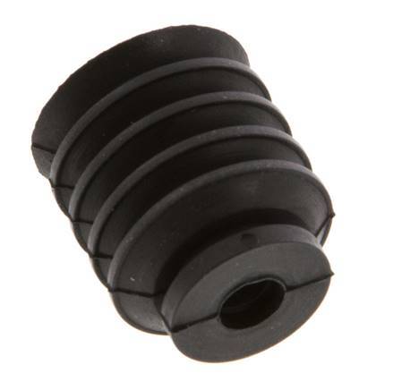20mm Bellows CR Black Vacuum Suction Cup Stroke 16mm