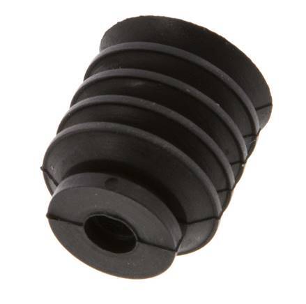 20mm Bellows CR Black Vacuum Suction Cup Stroke 16mm