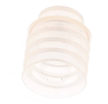 20mm Bellows Silicone Clear Vacuum Suction Cup Stroke 16mm