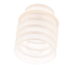 20mm Bellows Silicone Clear Vacuum Suction Cup Stroke 16mm