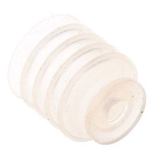 20mm Bellows Silicone Clear Vacuum Suction Cup Stroke 16mm