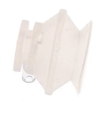 20mm Bellows Silicone Clear Vacuum Suction Cup Stroke 9mm