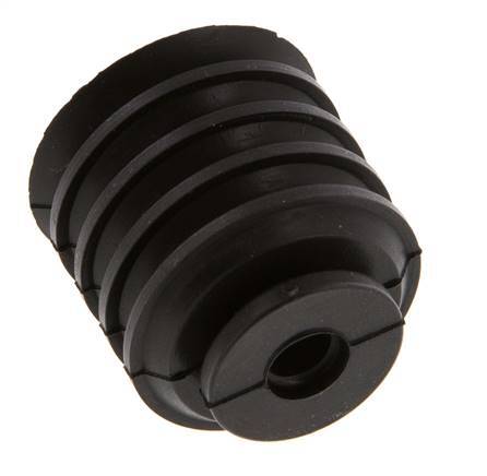 30mm Bellows CR Black Vacuum Suction Cup Stroke 21mm
