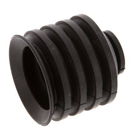 40mm Bellows CR Black Vacuum Suction Cup Stroke 20mm