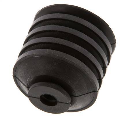 40mm Bellows CR Black Vacuum Suction Cup Stroke 20mm