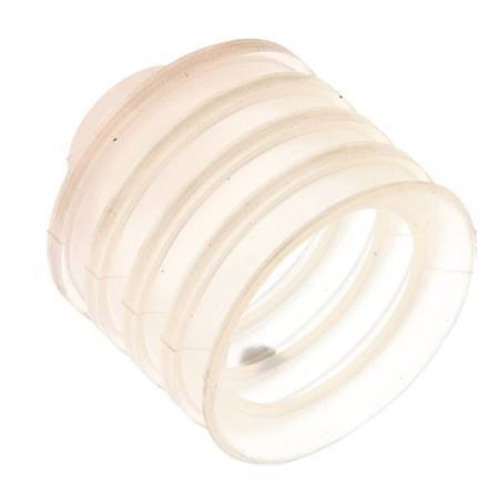 40mm Bellows Silicone Clear Vacuum Suction Cup Stroke 20mm