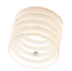 40mm Bellows Silicone Clear Vacuum Suction Cup Stroke 20mm