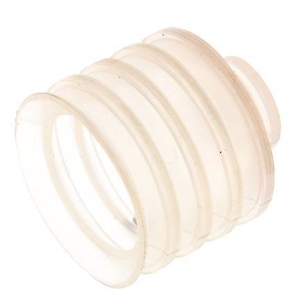 40mm Bellows Silicone Clear Vacuum Suction Cup Stroke 20mm