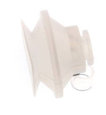 42mm Bellows Silicone Clear Vacuum Suction Cup Stroke 9mm