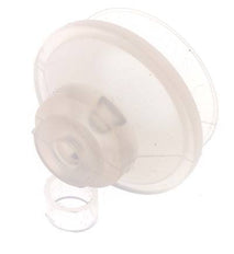 42mm Bellows Silicone Clear Vacuum Suction Cup Stroke 9mm