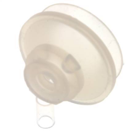 52mm Bellows Silicone Clear Vacuum Suction Cup Stroke 12mm