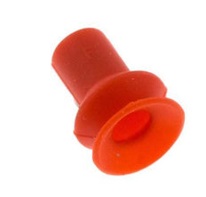 9mm Bellows Silicone Red Vacuum Suction Cup Stroke 3.5mm