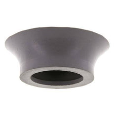 100mm Flat NBR Grey Vacuum Suction Cup G 1/4 inch Female Stroke 6mm Thin Lips