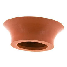 100mm Flat SBR Reddish brown Vacuum Suction Cup G 1/4 inch Female Stroke 6mm Thin Lips