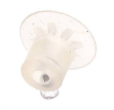 17mm Flat Silicone Clear Vacuum Suction Cup Stroke 0.5mm
