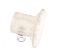17mm Flat Silicone Clear Vacuum Suction Cup Stroke 0.5mm