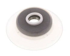 60mm Flat Silicone Clear Vacuum Suction Cup G 1/4 inch Female Stroke 5mm Robust Lips