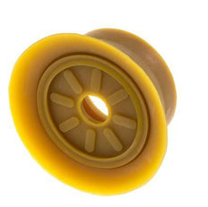 70mm Flat NRE Brown Vacuum Suction Cup G 1/4 inch Female Stroke 6mm Thin Lips