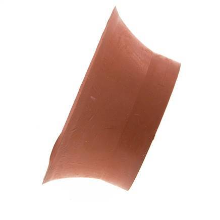 70mm Flat SBR Reddish brown Vacuum Suction Cup G 1/4 inch Female Stroke 6mm Thin Lips
