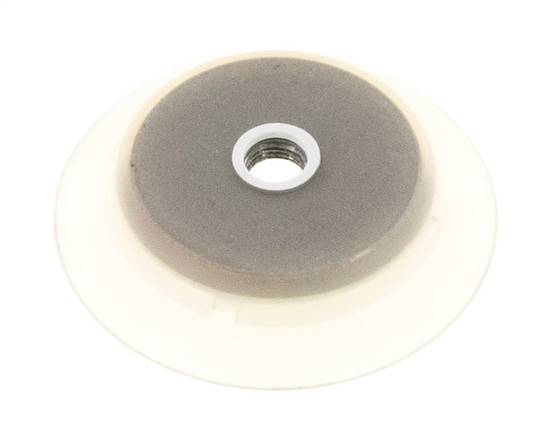 95mm Flat Silicone Clear Vacuum Suction Cup G 1/4 inch Female Stroke 6mm Robust Lips