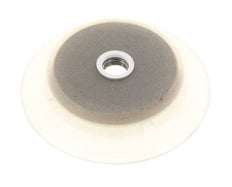 95mm Flat Silicone Clear Vacuum Suction Cup G 1/4 inch Female Stroke 6mm Robust Lips