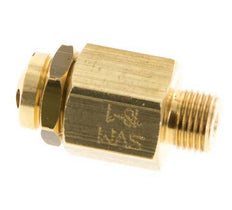 G 1/8'' Brass Adjustable Safety Valve 0.5-1 bar (7.25-14.50 psi)