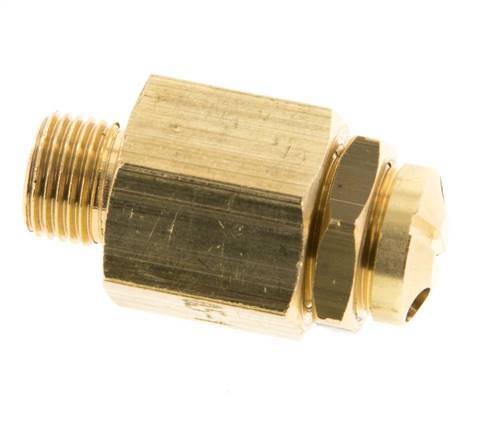 G 1/8'' Brass Adjustable Safety Valve 0.5-1 bar (7.25-14.50 psi)