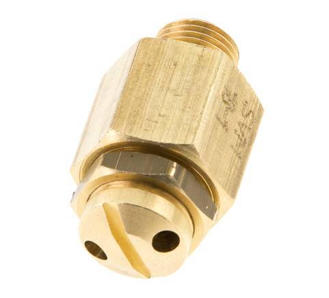 G 1/8'' Brass Adjustable Safety Valve 0.5-1 bar (7.25-14.50 psi)