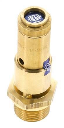 G 3/4'' Brass Pre-Set Safety Valve 0.6 bar (8.7 psi) DN 10