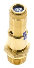 G 3/4'' Brass Pre-Set Safety Valve 0.6 bar (8.7 psi) DN 10