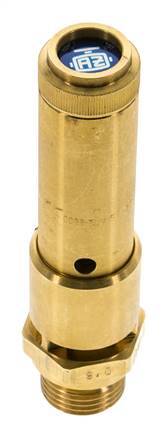 G 1/2'' Brass Pre-Set Safety Valve 15 bar (217.56 psi) DN 10