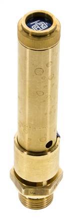 G 1/2'' Brass Pre-Set Safety Valve 41 bar (594.66 psi) DN 10