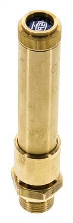 G 1/2'' Brass Pre-Set Safety Valve 41.5 bar (601.92 psi) DN 10