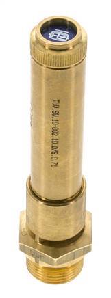 G 3/4'' Brass Pre-Set Safety Valve 42 bar (609.17 psi) DN 10