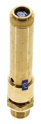 G 1/2'' Brass Pre-Set Safety Valve 43 bar (623.67 psi) DN 10