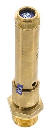 G 3/4'' Brass Pre-Set Safety Valve 43 bar (623.67 psi) DN 10