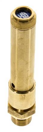 G 1/2'' Brass Pre-Set Safety Valve 44 bar (638.18 psi) DN 10