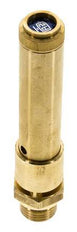G 1/2'' Brass Pre-Set Safety Valve 47.5 bar (688.94 psi) DN 10
