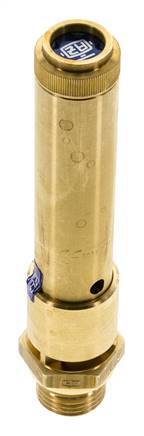 G 1/2'' Brass Pre-Set Safety Valve 47.5 bar (688.94 psi) DN 10