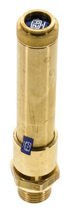 G 1/2'' Brass Pre-Set Safety Valve 48 bar (696.19 psi) DN 10