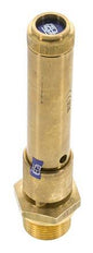 G 3/4'' Brass Pre-Set Safety Valve 49.5 bar (717.95 psi) DN 10