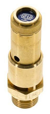 G 1/2'' Brass Pre-Set Safety Valve 4.2 bar (60.92 psi) DN 10