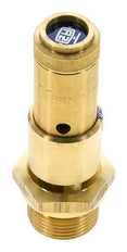 G 3/4'' Brass Pre-Set Safety Valve 4.2 bar (60.92 psi) DN 10