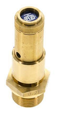 G 3/4'' Brass Pre-Set Safety Valve 5.9 bar (85.57 psi) DN 10