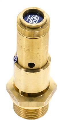 G 3/4'' Brass Pre-Set Safety Valve 7 bar (101.53 psi) DN 10