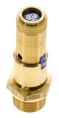 G 3/4'' Brass Pre-Set Safety Valve 8.3 bar (120.38 psi) DN 10