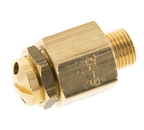 G 1/8'' Brass Adjustable Safety Valve 6-12 bar (87.02-174.05 psi)